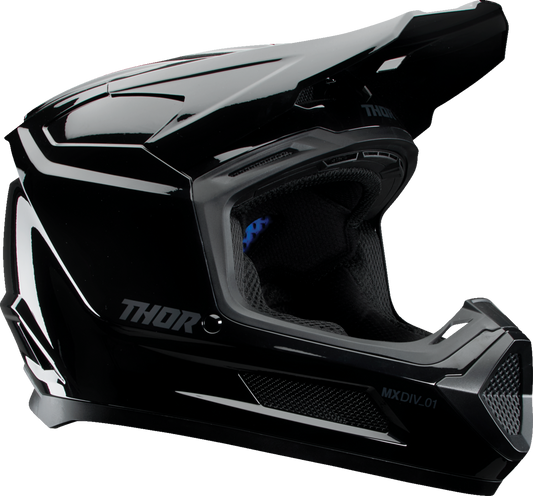 THOR Youth Fleet Helmet - Blackout Gloss Black, Small (Part No. 0111-1695)