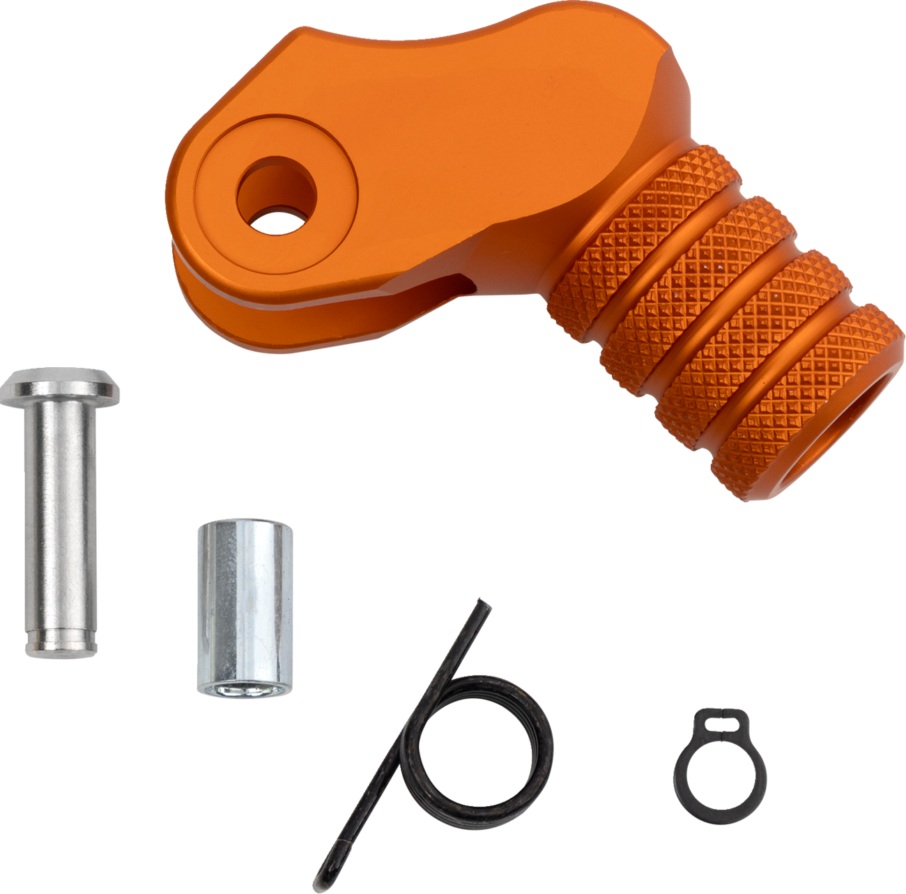 MOOSE Offroad Knurled Shift Lever Tip - 20 mm - Orange (Part #81-0000-10-40)