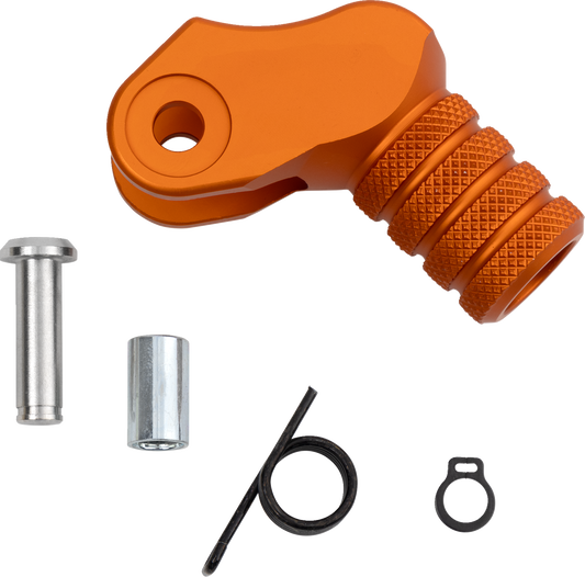 MOOSE Offroad Knurled Shift Lever Tip - 20 mm - Orange (Part #81-0000-10-40)