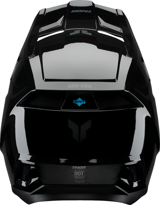 THOR Youth Fleet Helmet - Blackout Gloss Black, Small (Part No. 0111-1695)