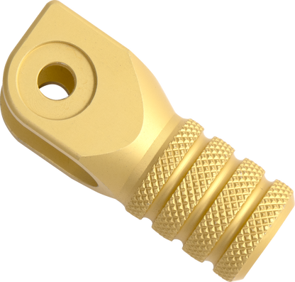 MOOSE OFFROAD Knurled Shift Lever Tip for Hammerhead CNC Levers - Gold (Part #81-0000-02-50)