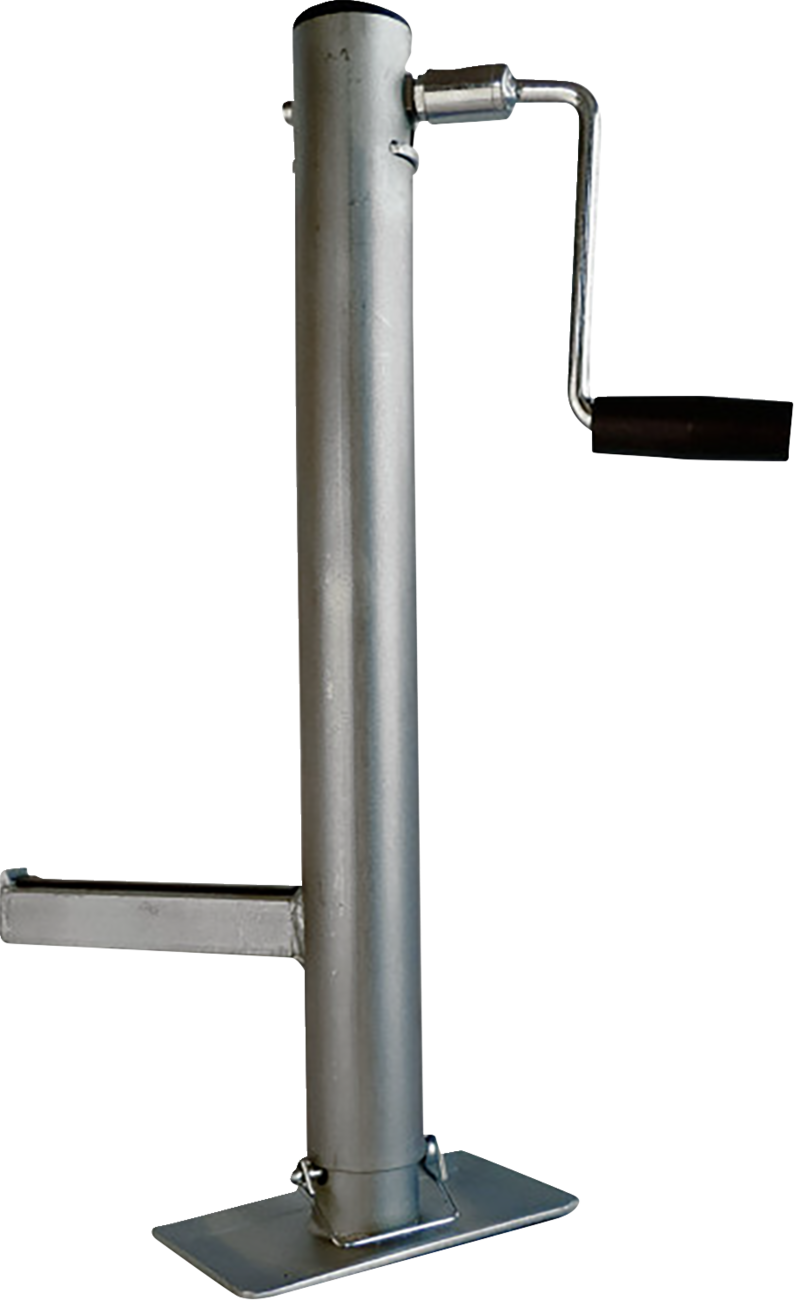 MOOSE OFFROAD U-5100 Jack with Crank Handle — Extended Height, 2,000 lb Capacity, Weatherproof Galvanized Finish