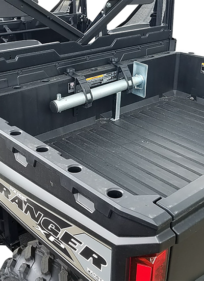 MOOSE OFFROAD U-5100 Jack with Crank Handle — Extended Height, 2,000 lb Capacity, Weatherproof Galvanized Finish