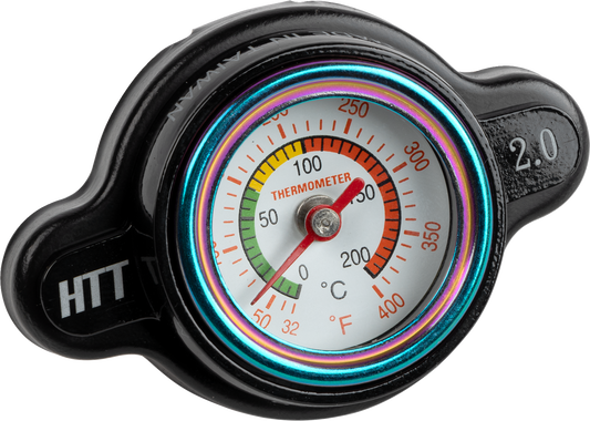 MOOSE OFFROAD Radiator Cap with Temperature Gauge for Husqvarna/KTM I15-5203B, 2.0 Bar