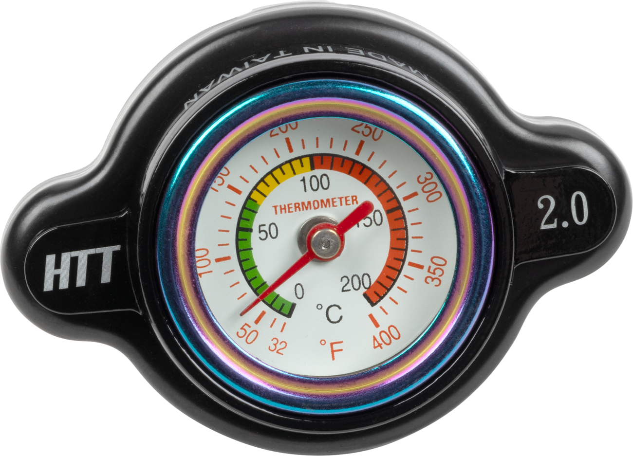 MOOSE OFFROAD Radiator Cap with Temperature Gauge - 2.0 Bar for Husqvarna/KTM I15-5201B