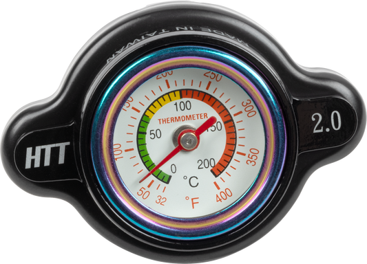 MOOSE OFFROAD Radiator Cap with Temperature Gauge - 2.0 Bar for Husqvarna/KTM I15-5201B
