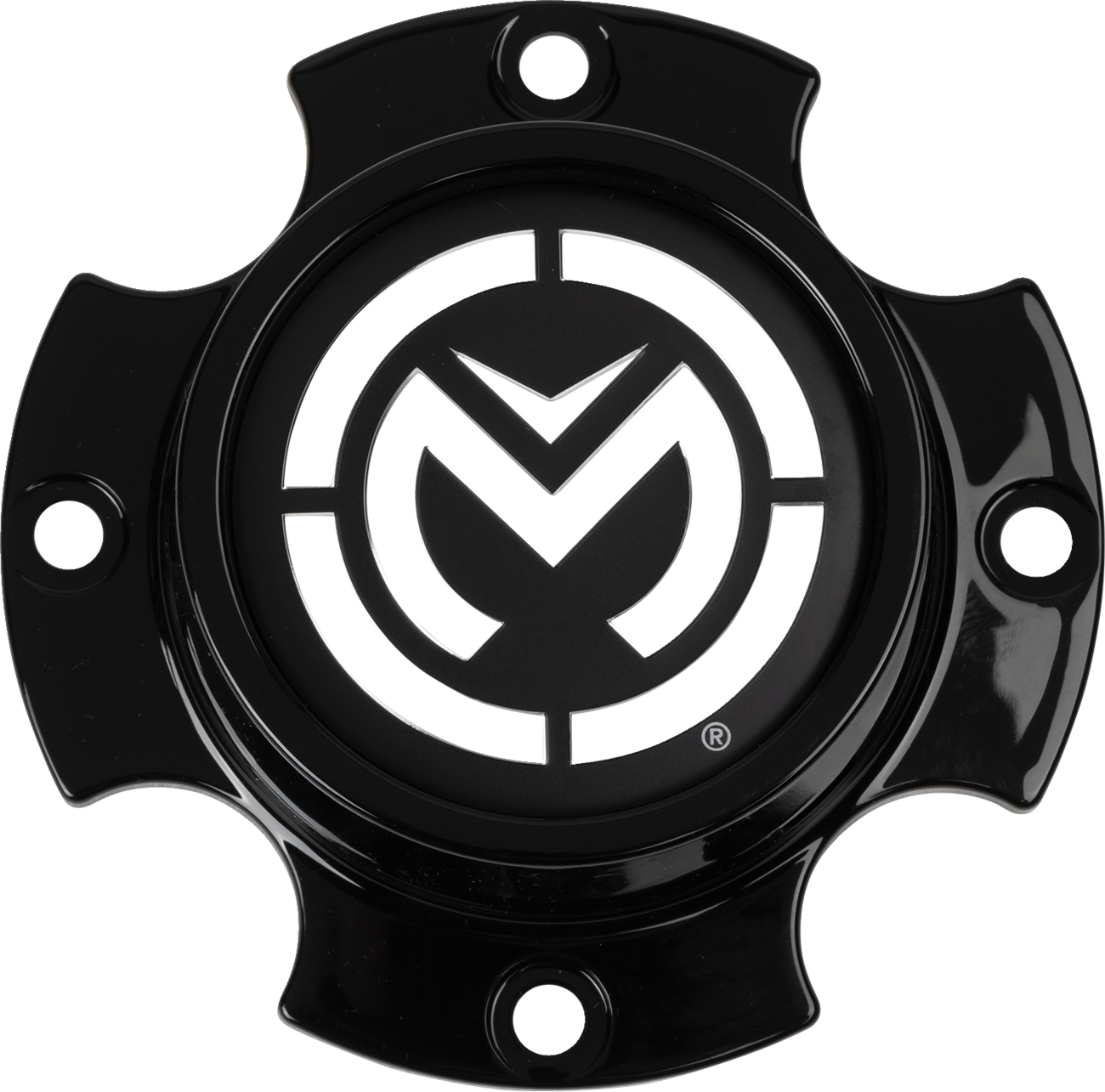 MOOSE OFFROAD Center Cap for 26X Wheels 4/110 Bolt Pattern - Black C356GB-110MO