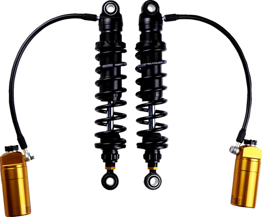 Ohlins STX36 Blackline Shock Absorber - 13 Inch Fully Adjustable HD 779 for Harley-Davidson Touring Bikes