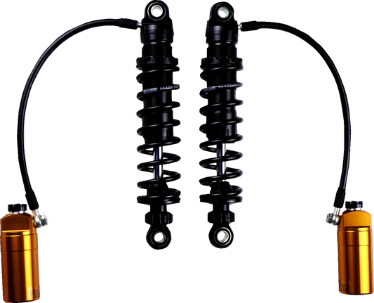OHLINS HD 778 Shock Absorber - 12 Inch Fully Adjustable STX36 Blackline for Harley-Davidson