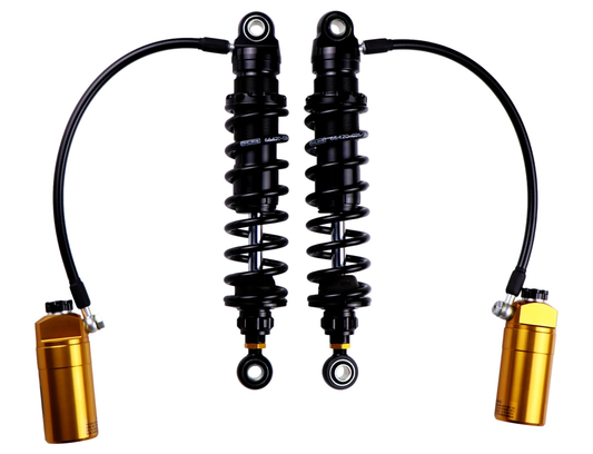 OHLINS HD 779S2 Shock Absorber - 13 Inch Fully Adjustable STX36 Blackline for Harley-Davidson