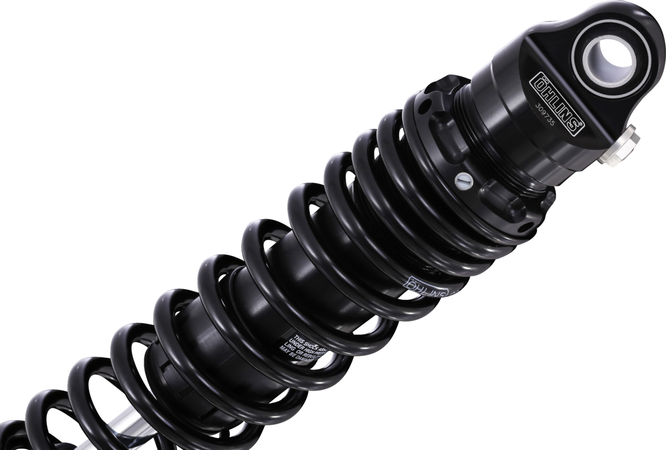 OHLINS HD 776S2 Twin Shocks - 12 Inch Rebound Adjustable STX36 Blackline