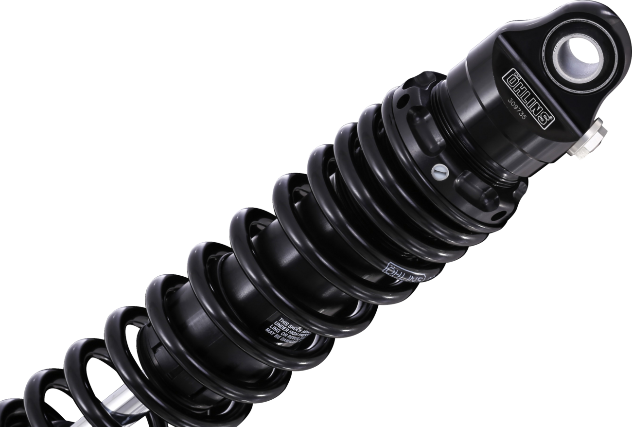 OHLINS HD 776 Twin Shocks - 12-Inch Rebound Adjustable STX36 Blackline