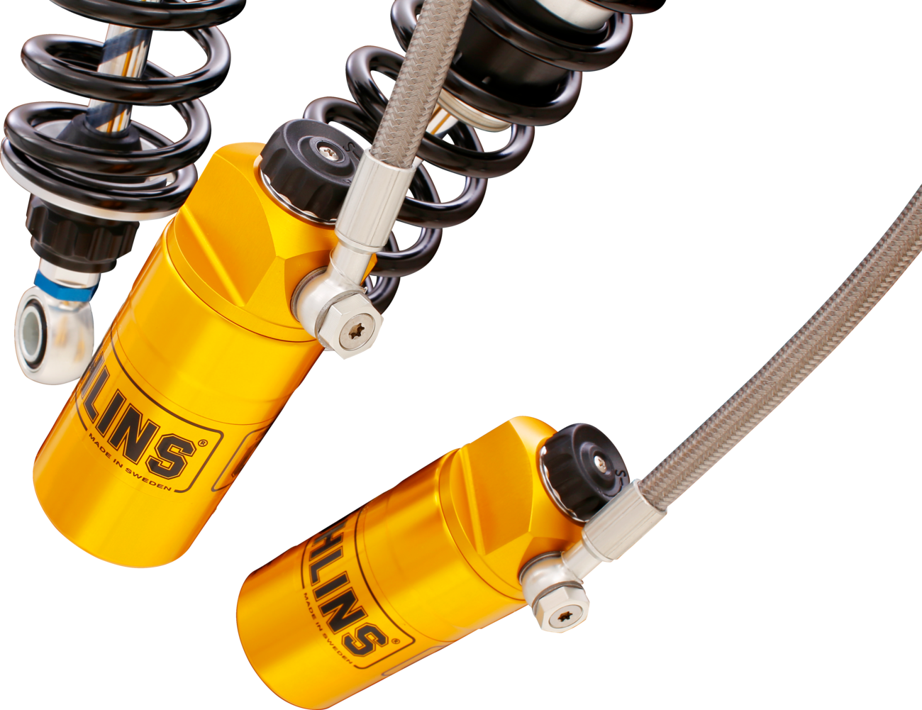 OHLINS HD 357 Twin Shocks - 13-Inch Fully Adjustable STX36 Monotube Design