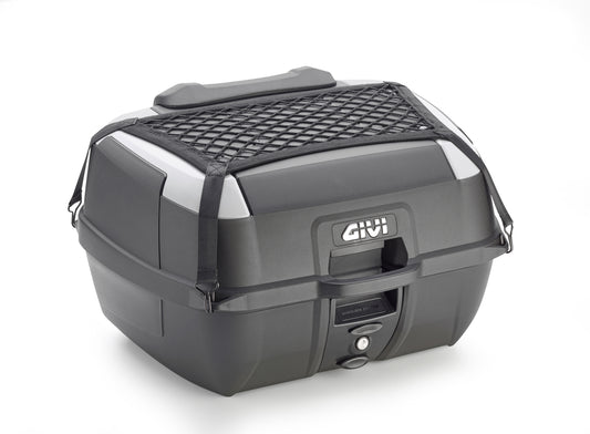 GIVI B45+ Top Case Black/Silver 45L – Durable and Cost-Effective Motorcycle Luggage Solution