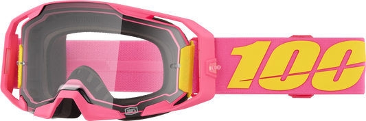 100 Percent ARmatic Goggle with Clear Lens - High Impact Resistant MX Goggles