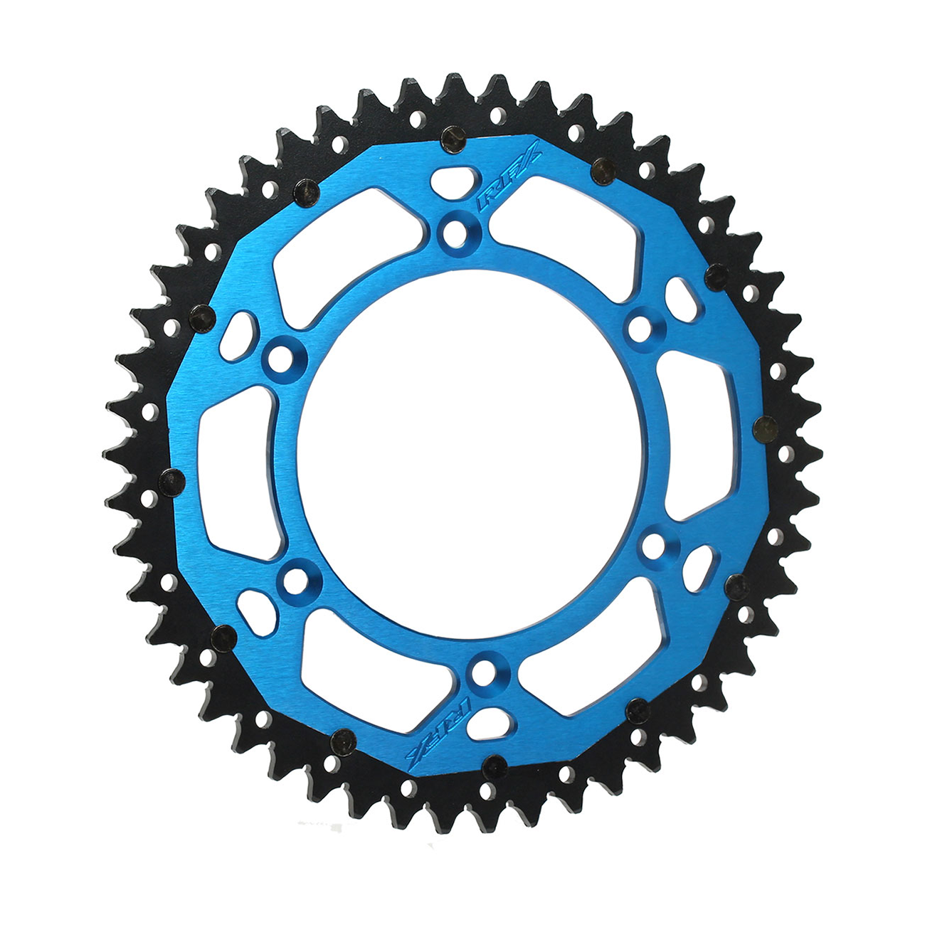 RFX FXRS 50-48 ALBU Armalite Rear Sprocket 48 Teeth for KTM, Husqvarna, Gas Gas in Blue