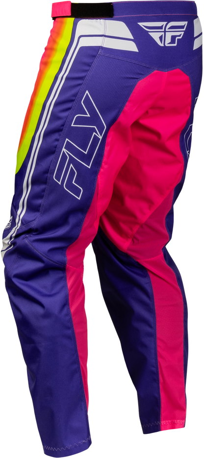 F 16 Raze Pants Purple/Pink/Yellow Sz 30