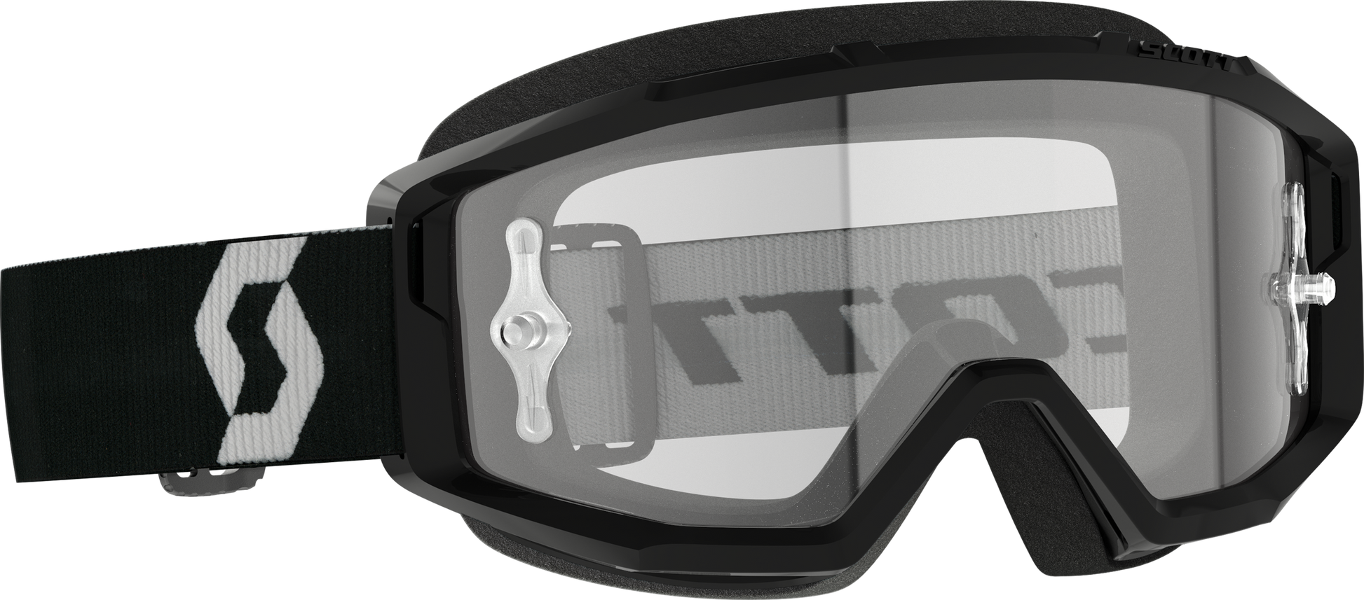 SCOTT Primal Goggle Black/White Clear Works - Medium to Small Face Fit