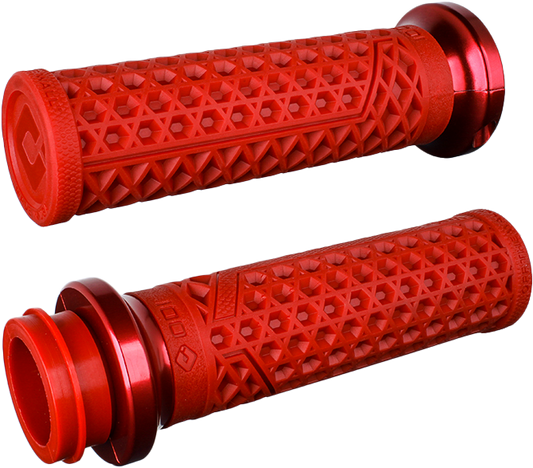 ODI Vans Signature TBW 1-Inch Dark Red/Red Motorcycle Handlebar Grips – V31VHTWDR-R