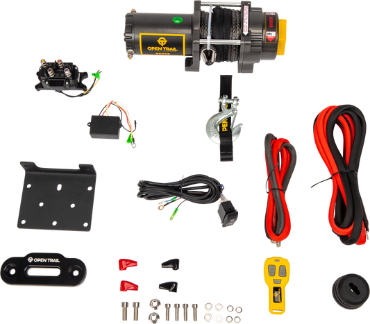 OPEN TRAIL 6000LB WINCH SYNTHETIC ROPE