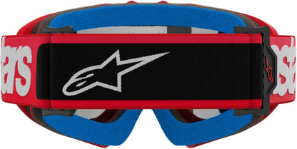Alpinestars Vision Youth Goggles Blaze Red w Silver Mirror Lens