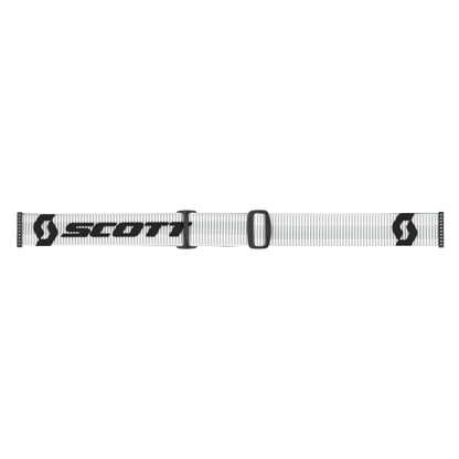 SCOTT Fury Goggle White/Grey Clear Works Lens – High-Performance Motocross Eye Protection