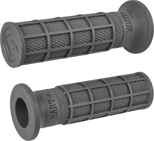 ODI Hart Luck Full Waffle Graphite V-Twin Motorcycle Grip - Slim Moto Design