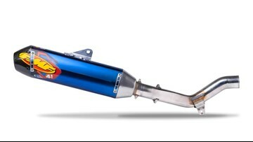 FMF Factory 4.1 RCT Slip-On Exhaust for Yamaha YFZ450R - Part #044400 with Titanium Canister