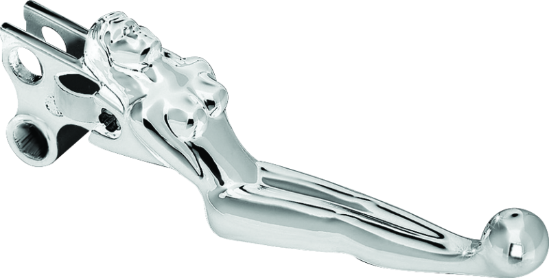 Kuryakyn Silhouette Levers 96-Up Cable Chrome for Harley Davidson Models