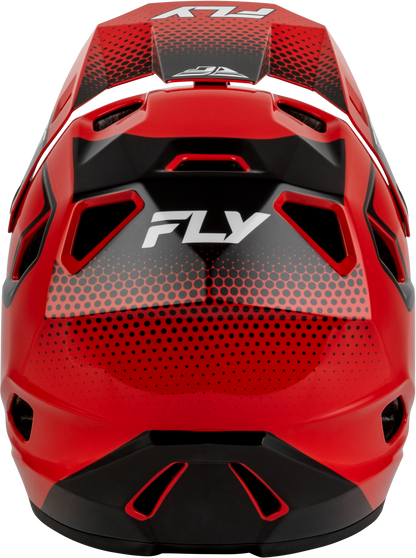 Fly Racing Rayce Sonar Bicycle Helmet Large - Red, Black & White