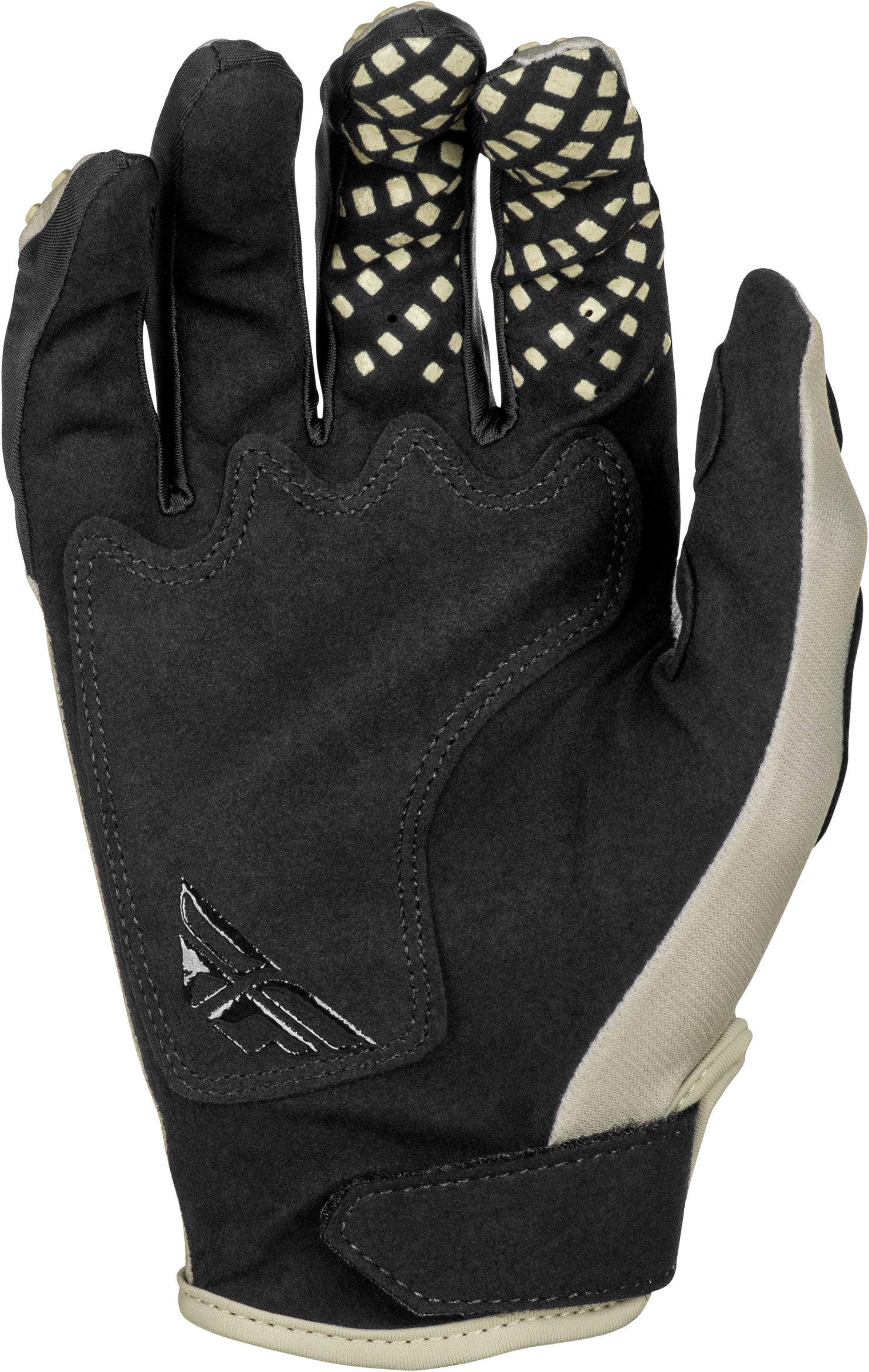 Fly Racing Kinetic Sym Gloves Light Grey, Red & Black – Size Small