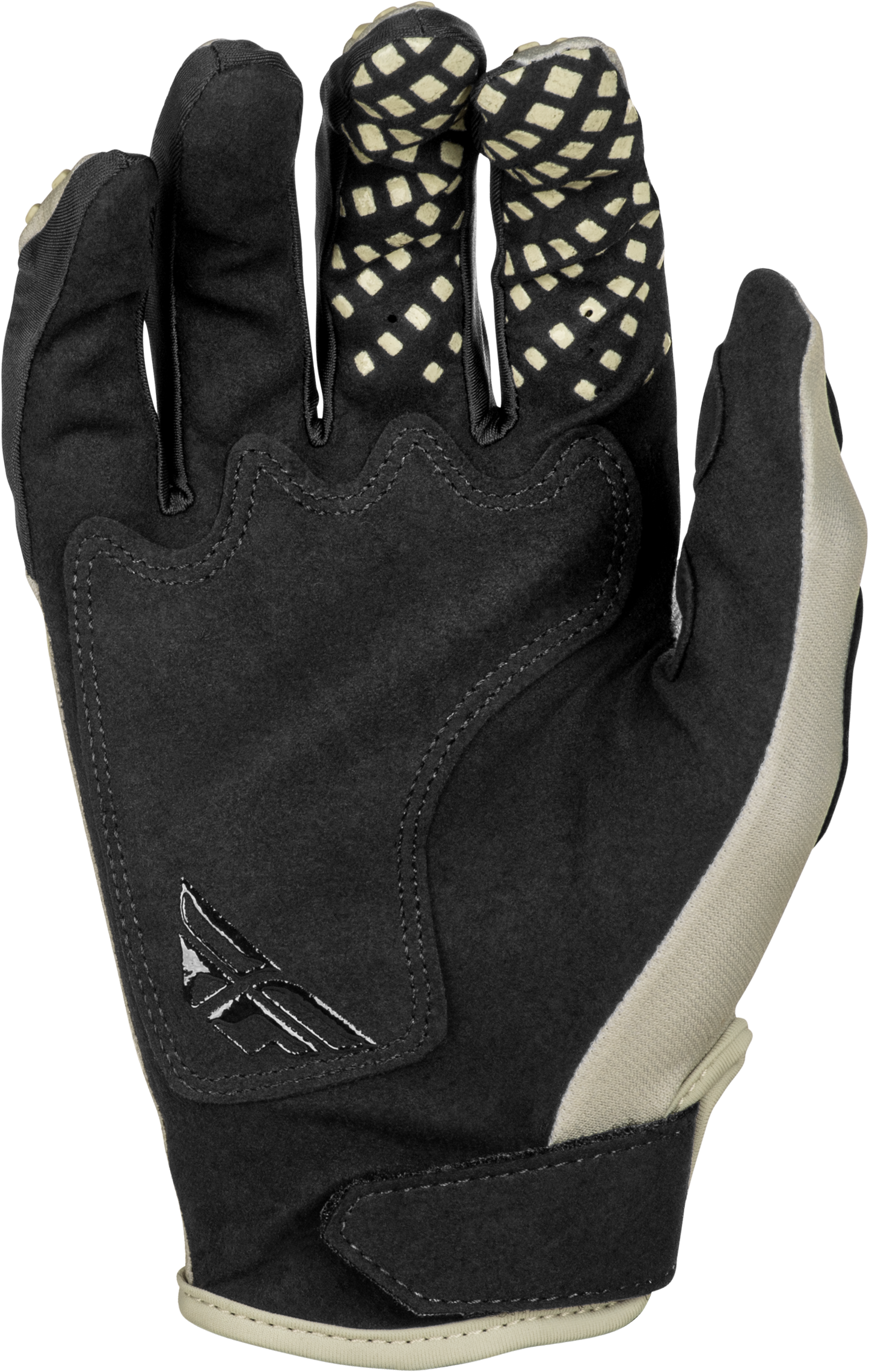 Fly Racing Kinetic Sym Gloves Light Grey/Red/Black - Part Number 378-4103X