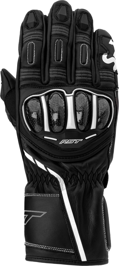 RST Ladies S1 CE Motorcycle Glove Black and White Small