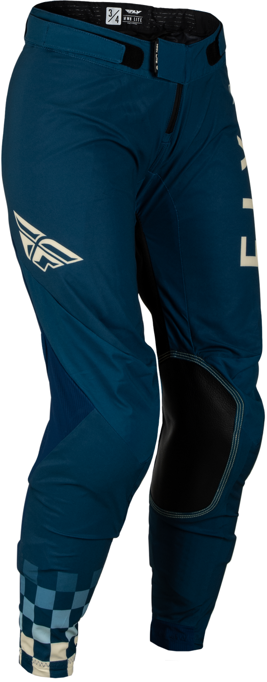Fly Racing Women's Lite Pants Navy/Ivory Size 05/06 - Lightweight and Comfortable Riding Gear