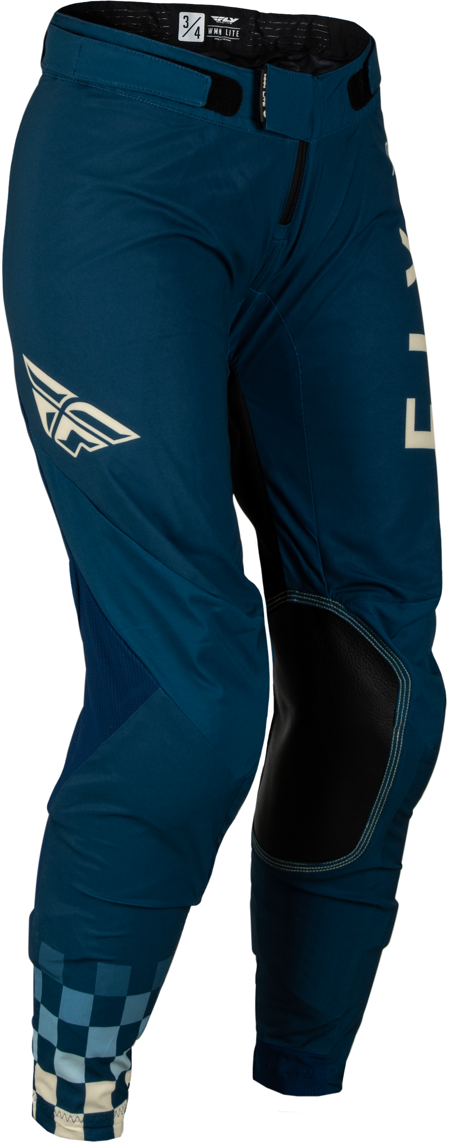 Fly Racing Women's Lite Pants Navy/Ivory Size 0/02 - Lightweight, Comfortable Riding Gear