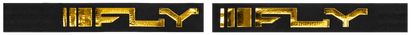 Fly Racing Zone Snow Goggle Black/Gold with Gold Mirror and Yellow Lens - Part No. FLB-24Z1