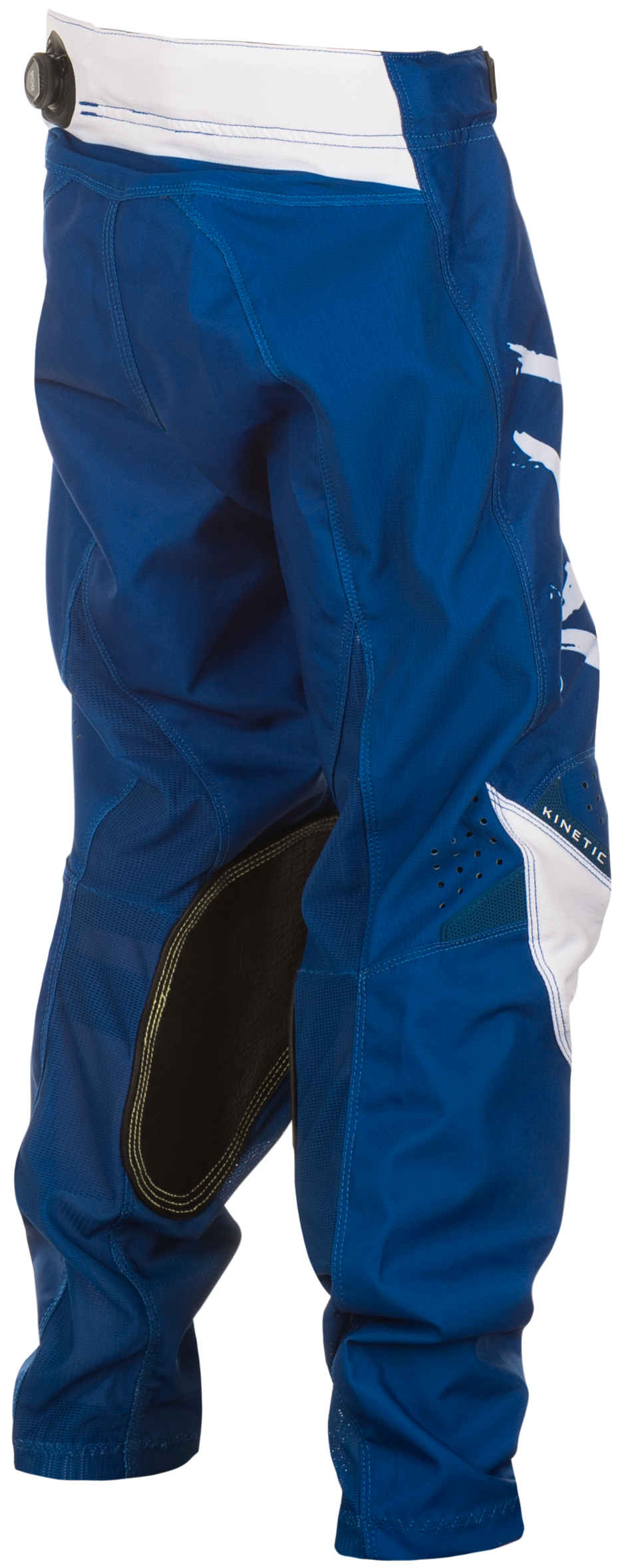 Fly Racing Youth Kinetic Stoke Pants Navy/White Size 22 - Durable and Comfortable Riding Gear