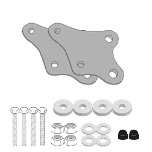 GIVI Tnh1201 Mounting Kit for Motorcycles - Engine Guards and Skid Plates