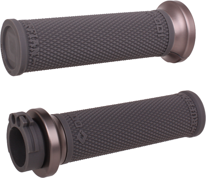 ODI Rufian Grips Cable 1 inch Graphite and Gun Metal - V30HCWH-H