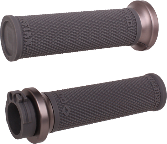 ODI Rufian Grips Cable 1 inch Graphite and Gun Metal - V30HCWH-H