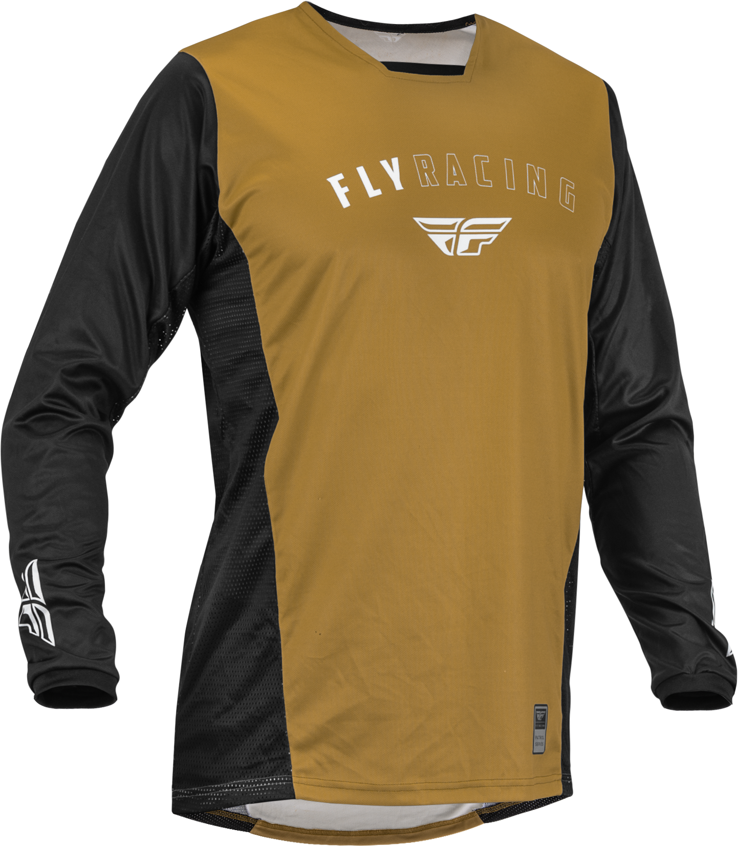 Fly Racing Patrol Jersey Caramel/Black 2XL - Durable Motocross Jersey for Off-Road Riding