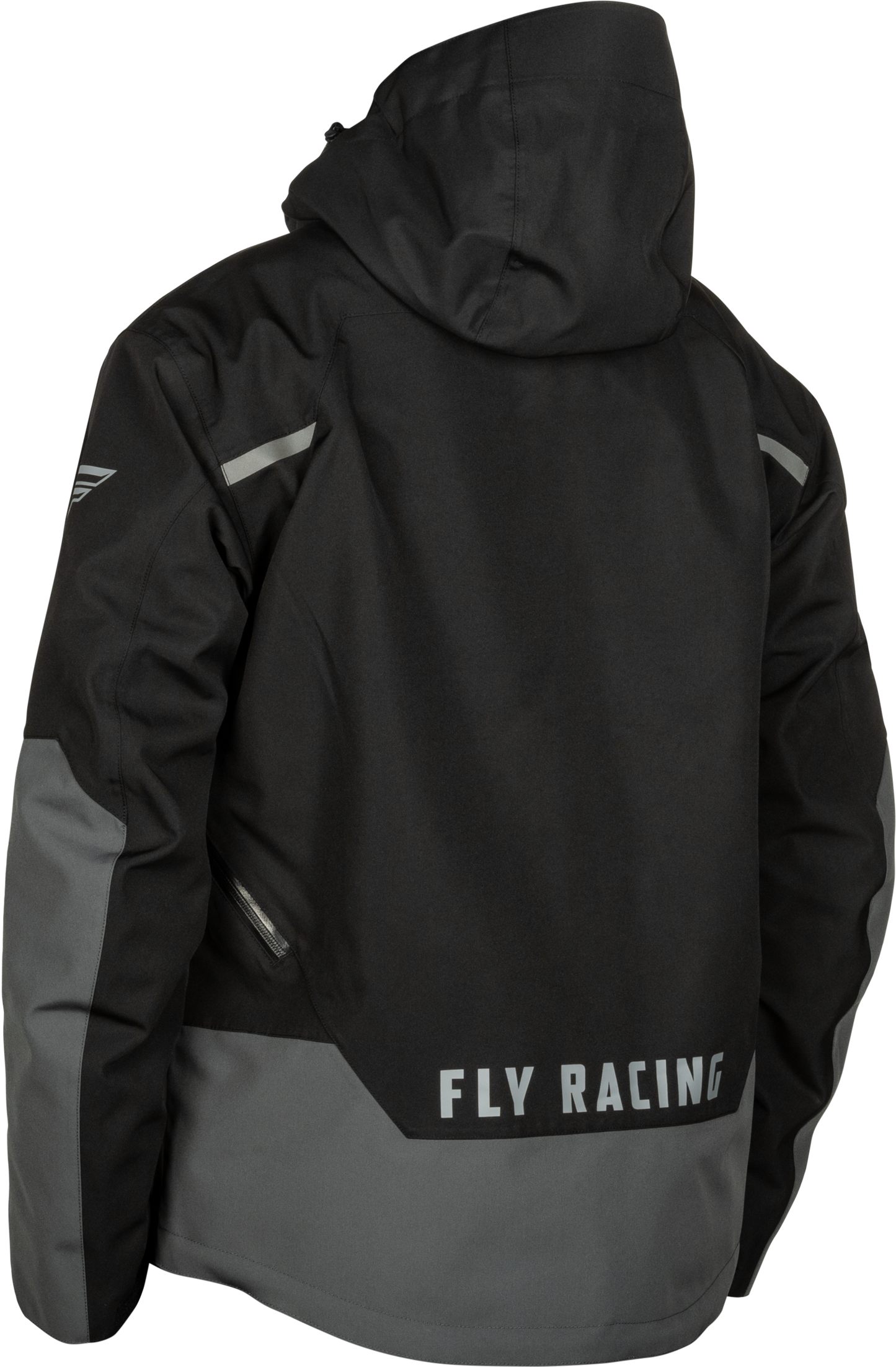 Fly Racing Carbon Jacket Black/Grey Medium - Waterproof Snowboard and Ski Jacket