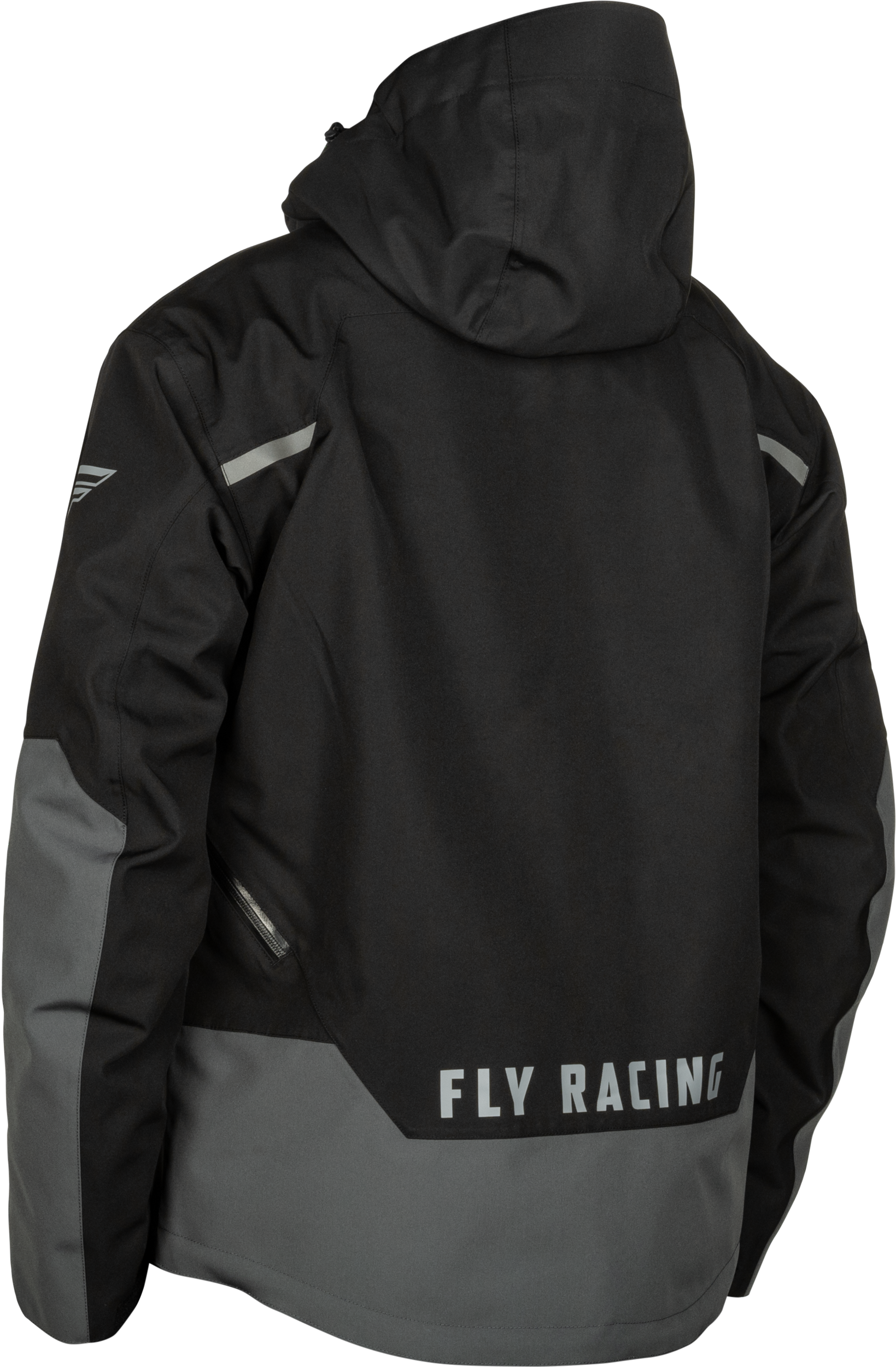 Fly Racing Carbon Jacket Black/Grey Medium - Waterproof Snowboard and Ski Jacket
