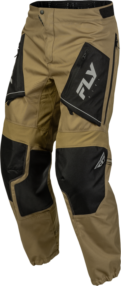 Fly Racing Patrol Pants Tan/Black Size 30 with Ventilated Mesh and Durable Construction