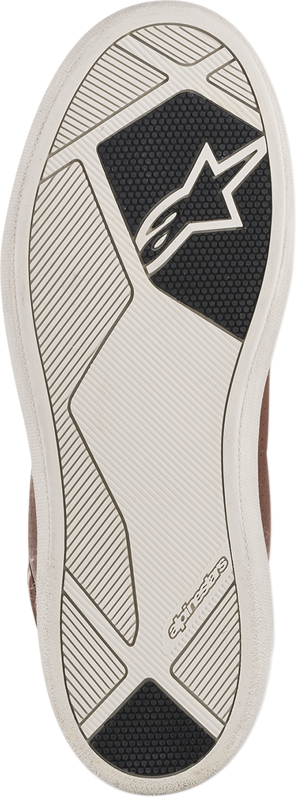 Alpinestars J-Cult Drystar® Shoes - Brown, US 8 | Waterproof Leather Motorcycle Sneakers