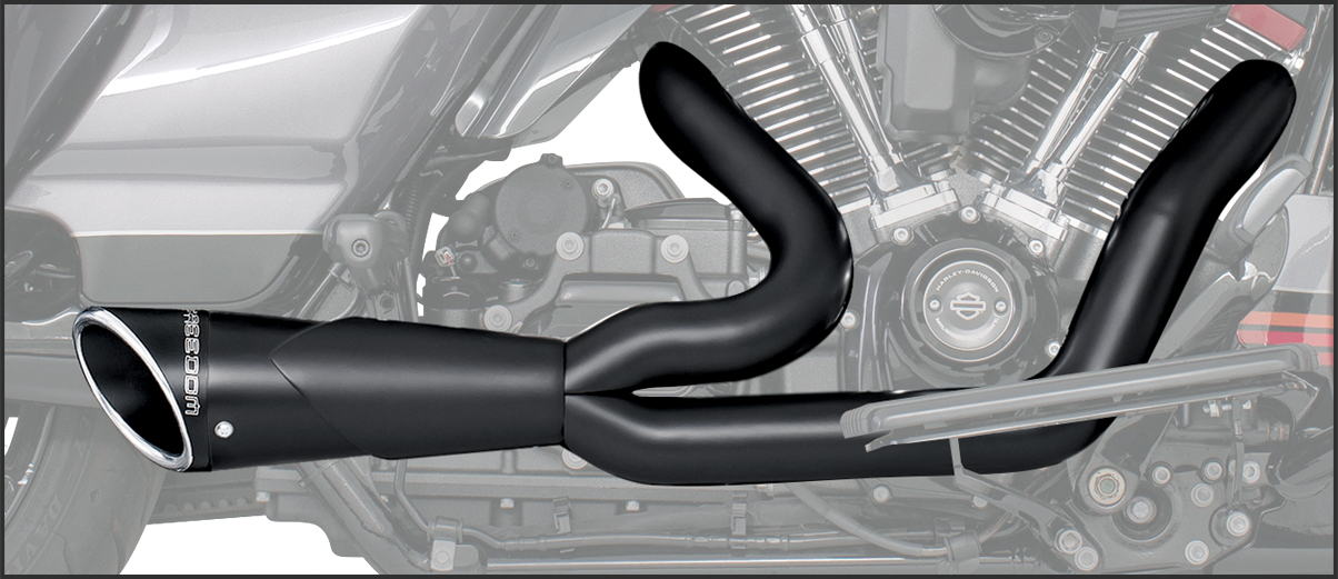 FLH/FLT 2 Into 1 Shorty Exhaust