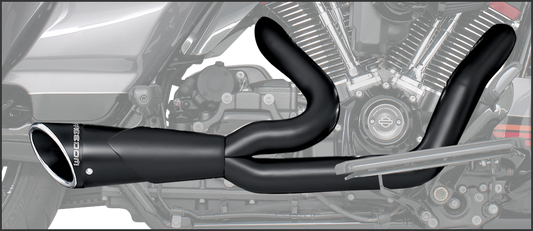 FLH/FLT 2 Into 1 Shorty Exhaust