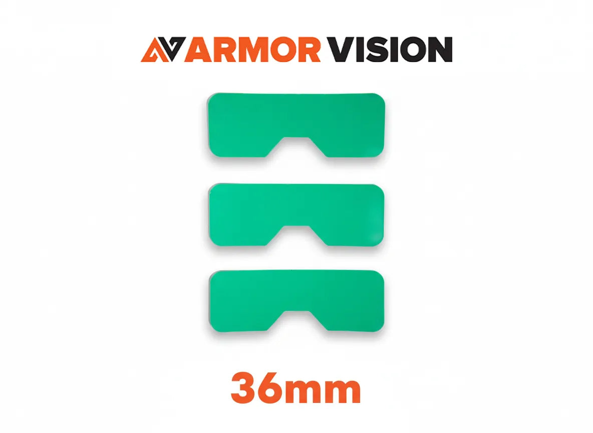 Armor Vision AVSF001 SmartFilm® 36mm 3-Pack for Helmet Visors and Goggles