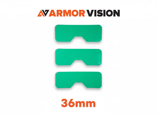 Armor Vision AVSF001 SmartFilm® 36mm 3-Pack for Helmet Visors and Goggles