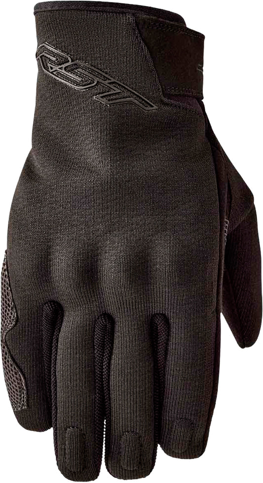RST K Sport Waterproof Gloves Black Textile 2XL – Lightweight, Breathable, Weather-Resistant Motorcycle Gloves